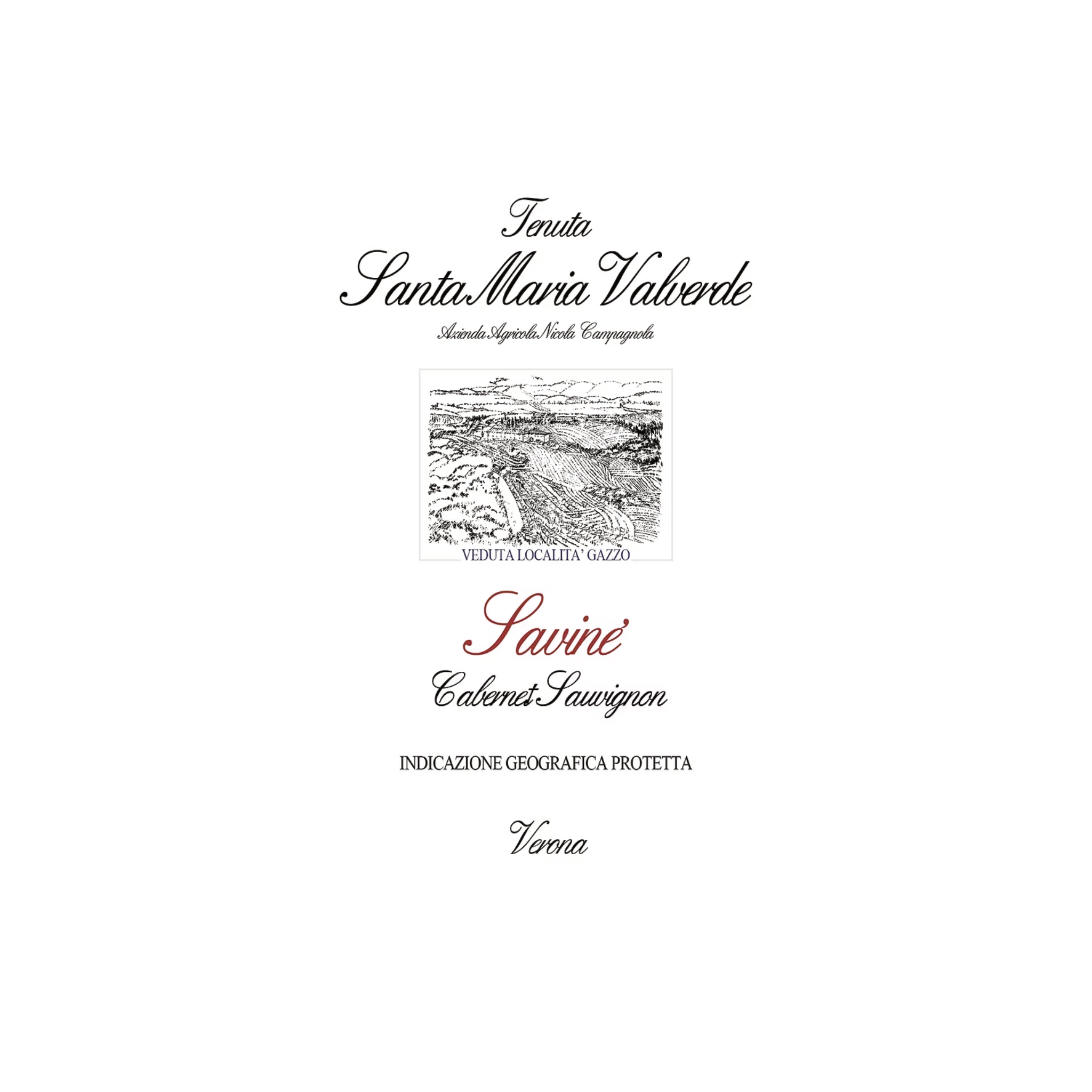 Savine 'Cabernet Sauvignon' IGT 2015